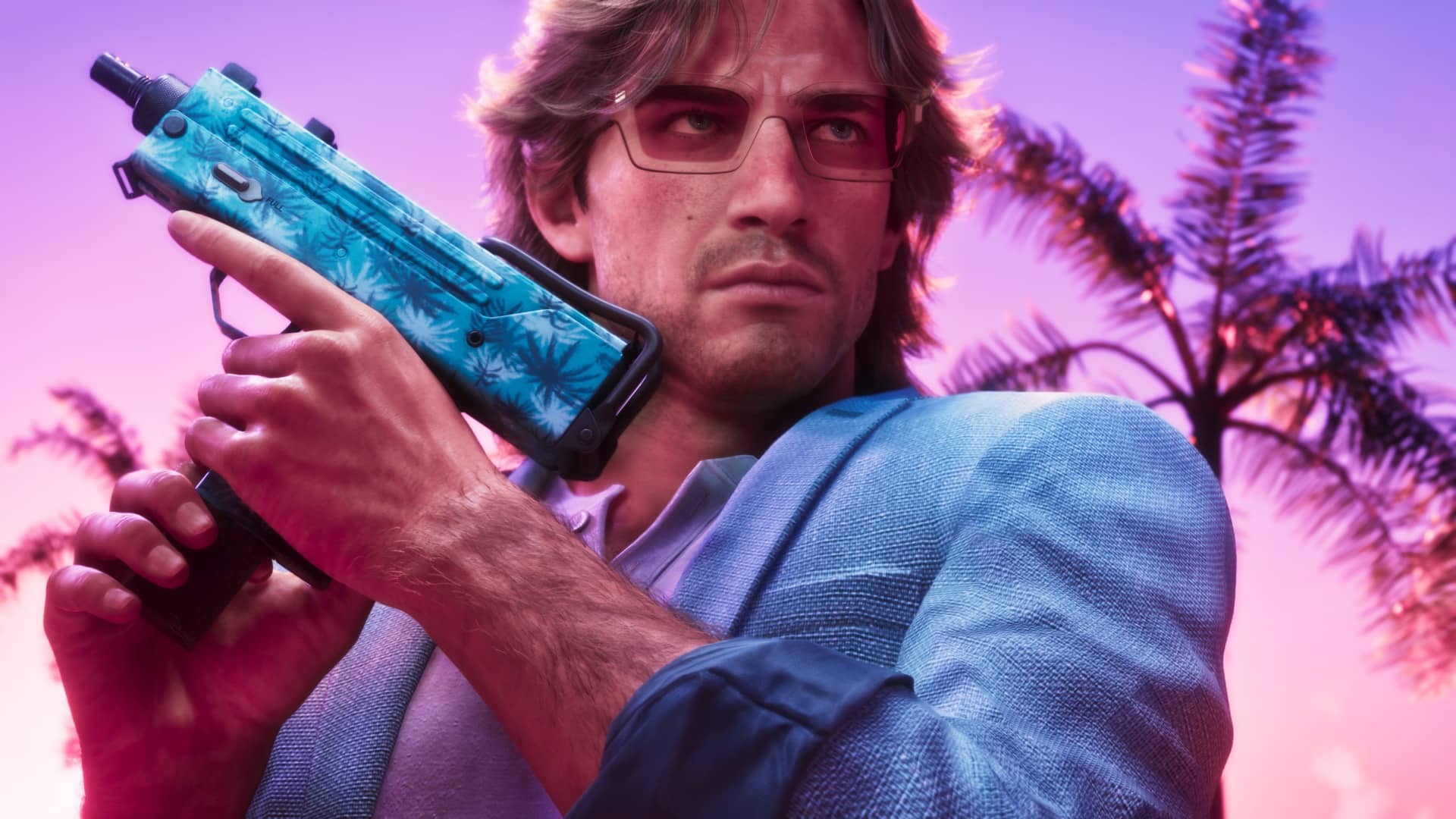 Jason's vintage pastel linen suit with an '80s cut, a GTA VI Vintage Vice City pre-order bonus outfit. Jason's vintage pastel linen suit with an '80s cut, a GTA VI Vintage Vice City pre-order bonus outfit.